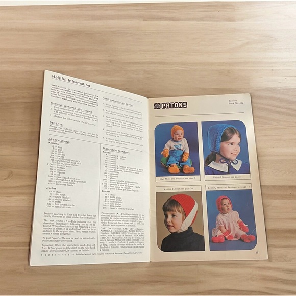 3/$22 Patons Beehive Patterns Accessories for Tots and Toddlers Vintage Crochet - Picture 4 of 4